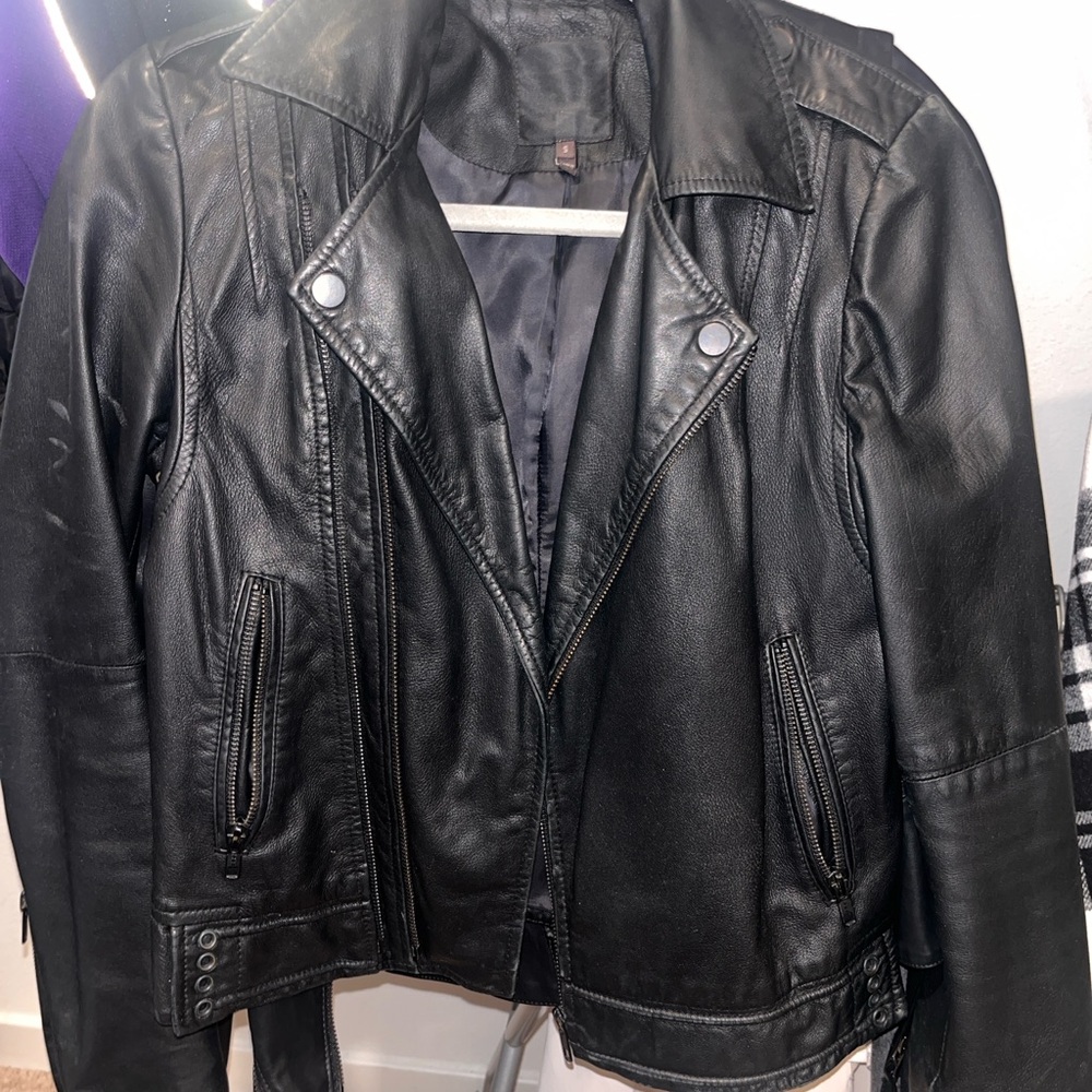 Classic Black Leather Jacket